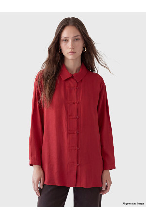 LCW Modest Modal Karışımlı Kadın Gömlek Tunik