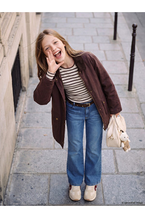 LCW Kids İspanyol Paça Kız Çocuk Jean Pantolon
