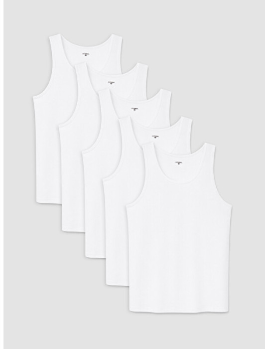 LC WAIKIKI U Yaka Erkek Atlet 5'li Paket LC WAIKIKI U Yaka Erkek Atlet 5'li Paket