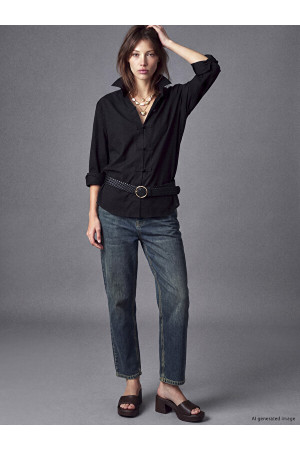 LCW Jeans Crop Straight Fit Kadın Jean Pantolon