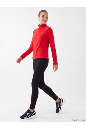 KOOR SPORT Beli Lastikli Kadın Spor Tayt