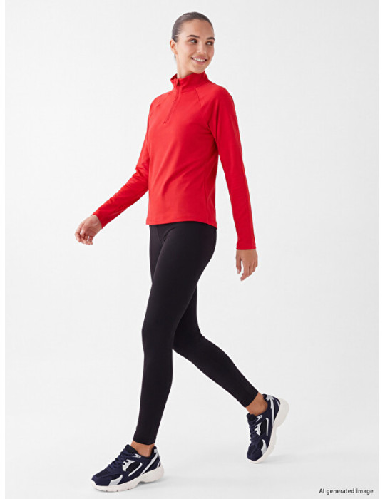 KOOR SPORT Beli Lastikli Kadın Spor Tayt KOOR SPORT Beli Lastikli Kadın Spor Tayt