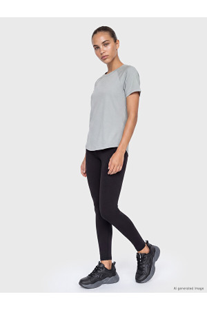KOOR SPORT Beli Lastikli Kadın Spor Tayt