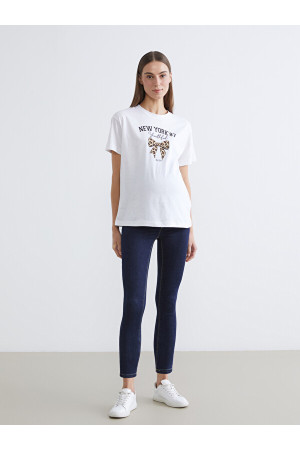 LCW Comfort Karın Panelli Slim Mom Kadın Jean Pantolon