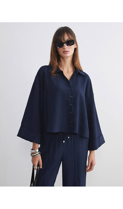 LCW Vision Oversize Kadın Gömlek