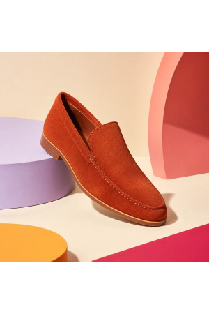 Tarçın Süet Loafer